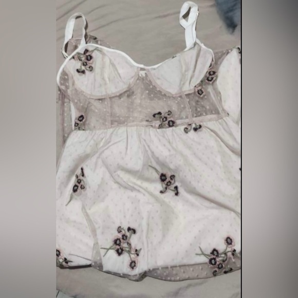 Ethereal Garden Mesh Midi Dress - Picture 4 of 4